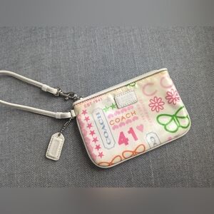 Coach colorful wristlet